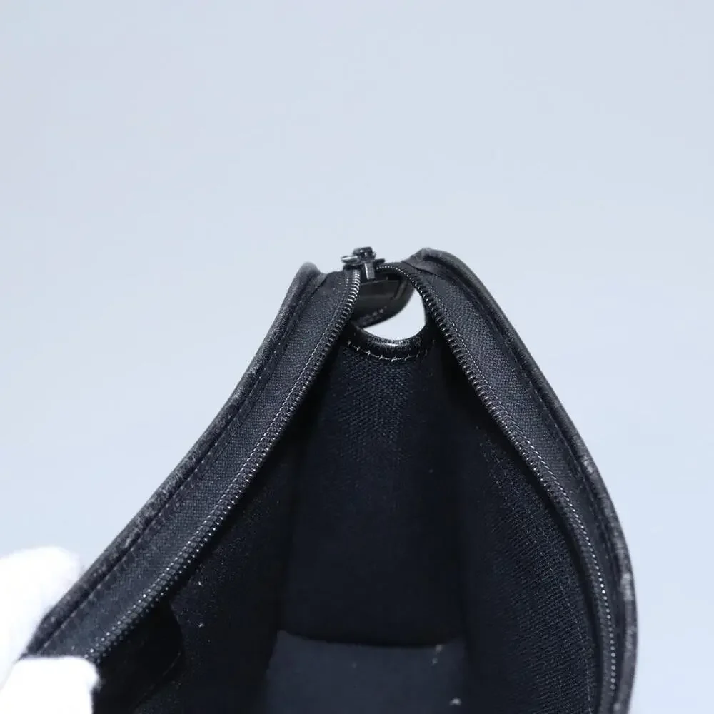 Dior Honeycomb Canvas Clutch Bag Black